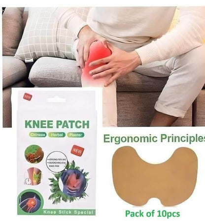 Herbal Knee Patch for Joint Ache Pain Pack of 1 (10pc)